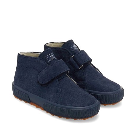 Superga 2173 Stivaletti da ginnastica alla caviglia in pelle scamosciata con cinturino