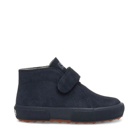 Superga 2173 Stivaletti da ginnastica alla caviglia in pelle scamosciata con cinturino
