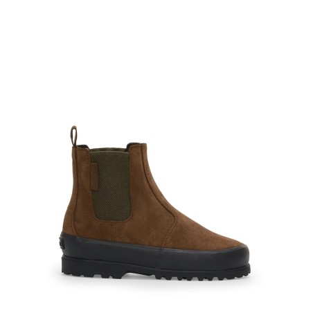 Superga 2665 KIDS ALPINA SUEDE BROWN EARTH-GREEN